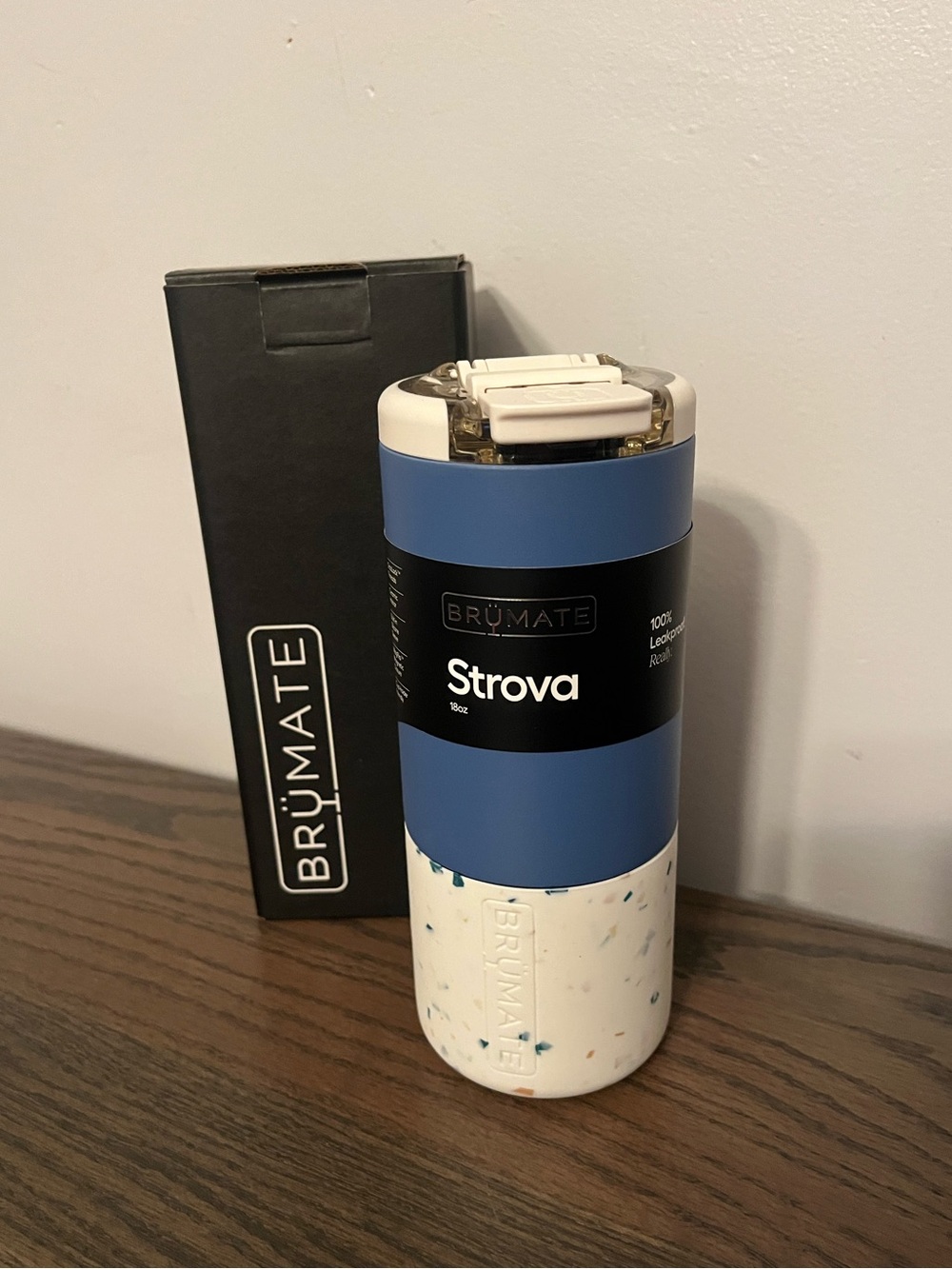 NEW! Brumate 18oz Strova Tumbler Terrazo Cascade Mix